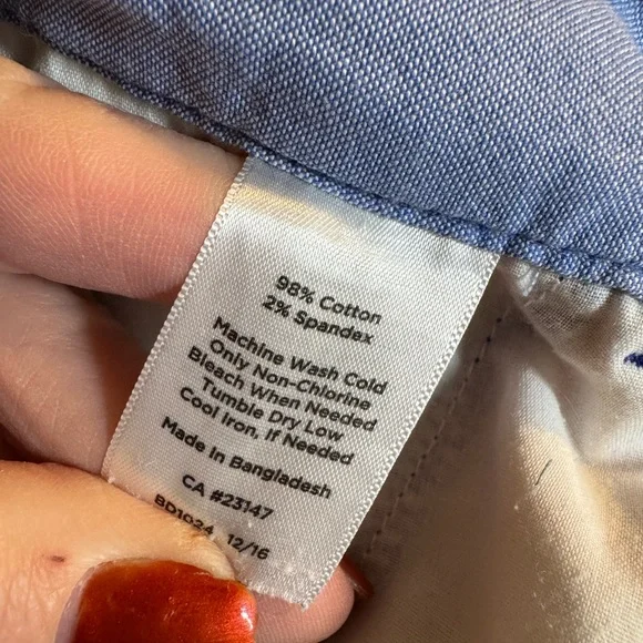 Talbots Colorful Tropical Print The WEEKEND Chino Shorts SIZE: 10 #H - Picture 6 of 8